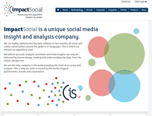 Tablet Screenshot of impactsocial.com